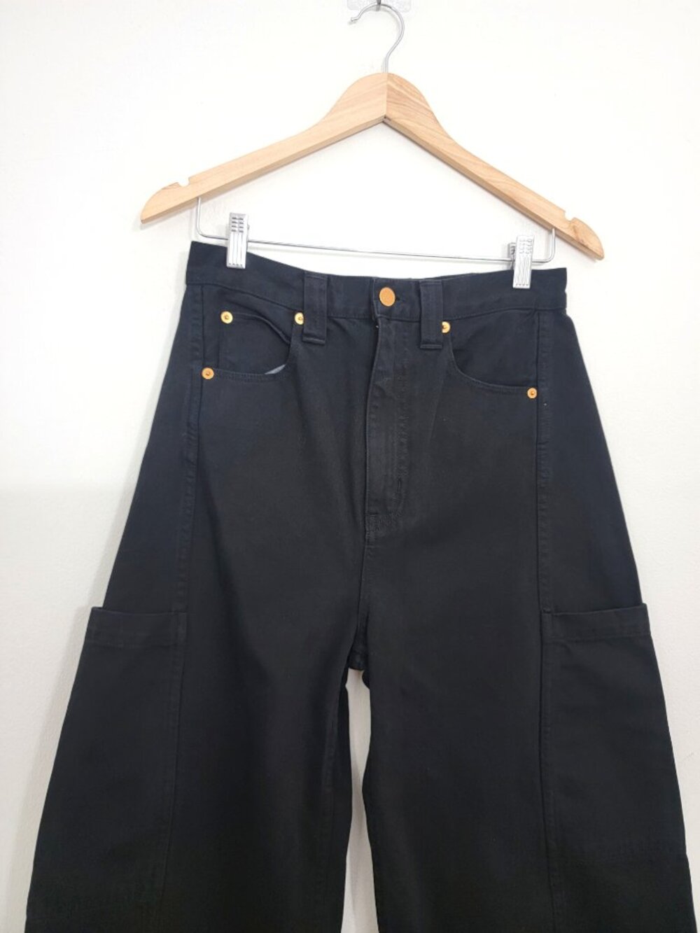 Jamie Haller The Baggy Painter Jeans in Black 26 - Picture 3 of 9